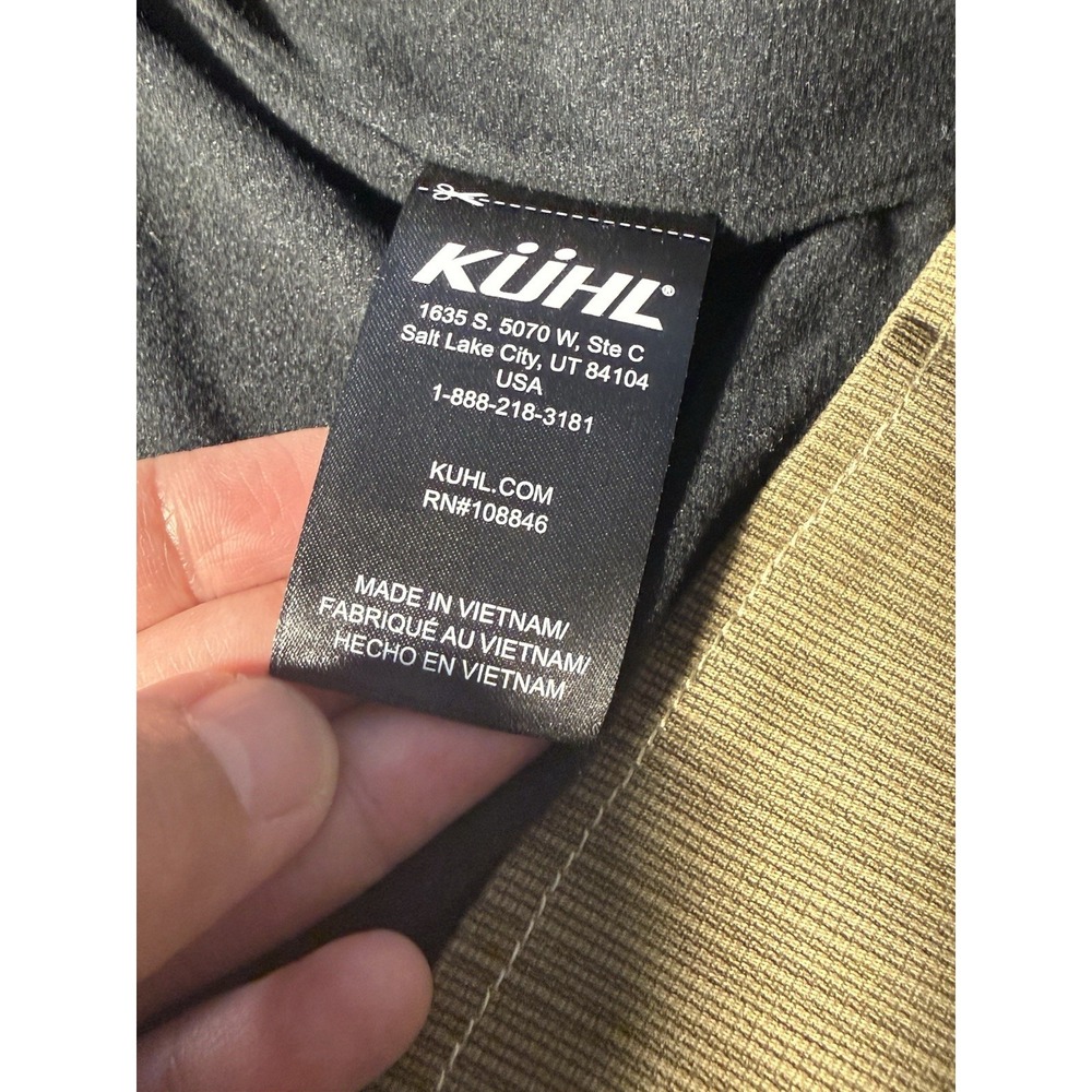 Heavy-Duty Combed Canvas Exterior Utility Workwear KUHL Burr Jacket Mens Small - Picture 7 of 11